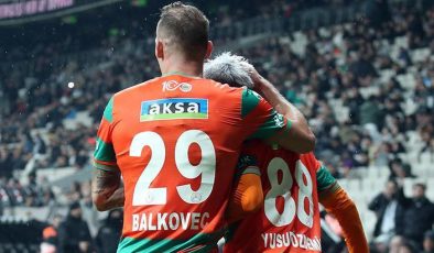 Alanyaspor, Beşiktaş deplasmanında 3 golle kazandı!