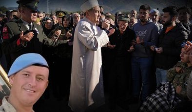 Kahramanlara son veda! Şehit eşinin sözleri duygulandırdı