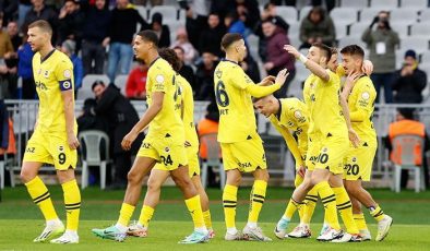 Fenerbahçe’den gövde gösterisi! İstanbul’da 6 gollü maç