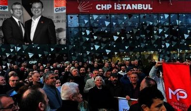 CHP İstanbul İl Başkanlığı önünde aday tepkisi! ‘İthal başkan istemiyoruz’