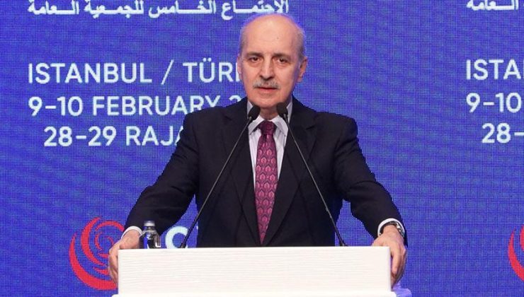 Meclis Başkanı Kurtulmuş: İsrail insanlık tarihinin en büyük katliamlarından birini yapıyor
