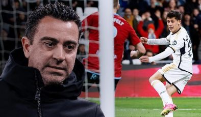 Xavi’den Arda Güler tepkisi: Çok üzücü! Yazık oldu