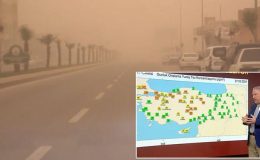 Kuzey Afrika’dan geliyor: Kırmızı toz yağabilir!