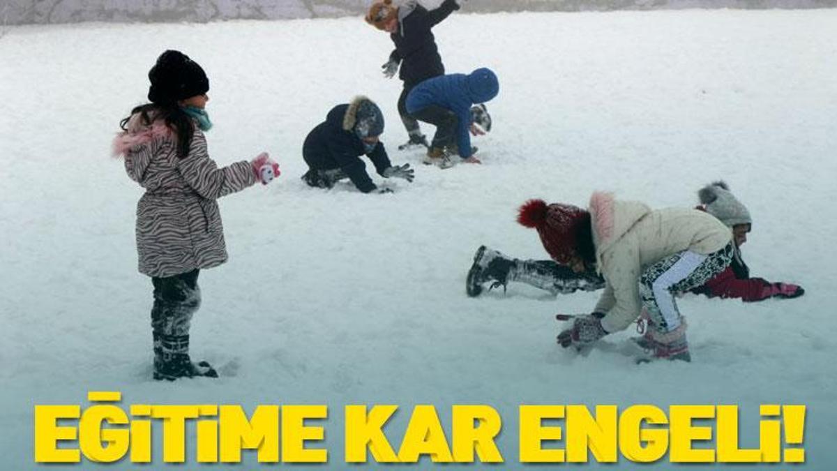 CANLI HABER || Hangi şehirlerde okullar tatil?  İşte Güncel Kar Tatili Listesi!